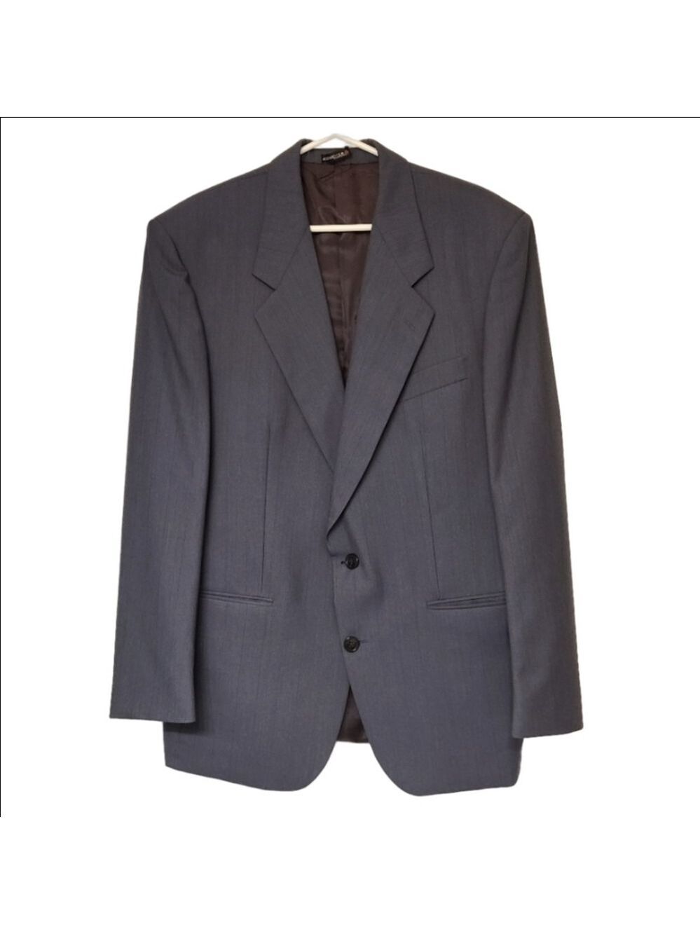 Mens Vintage Navy Blue Blazer Suit Jacket Boulevard Club ACTWU Union Made Canada